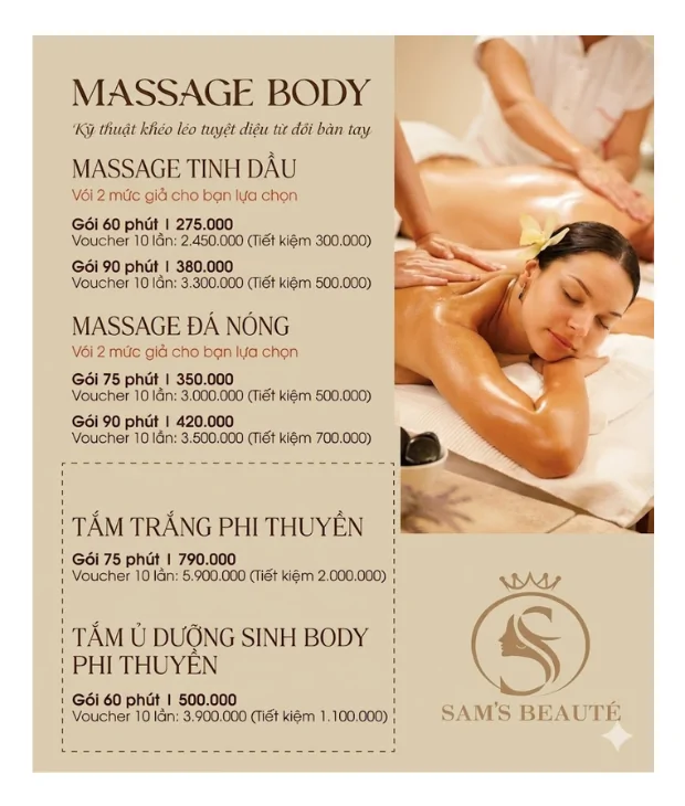 SAM'S BEAUTÉ – KHƠI NGUỒN VẺ ĐẸP TỰ NHIÊN